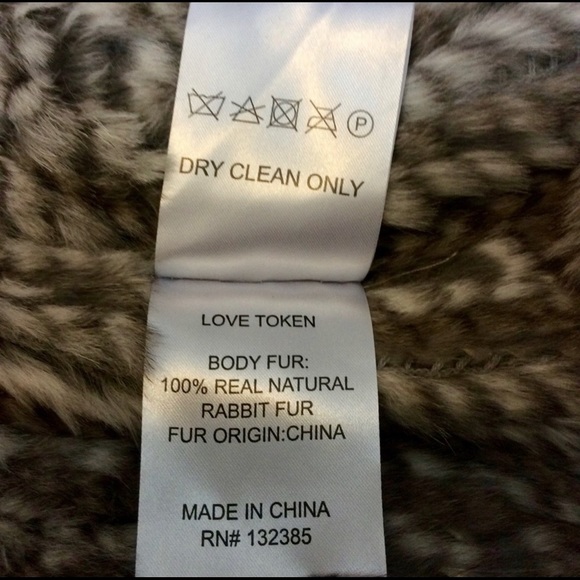 Real rabbit fur vest - Picture 4 of 5